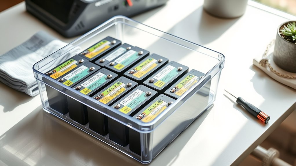 proper battery charging and storage