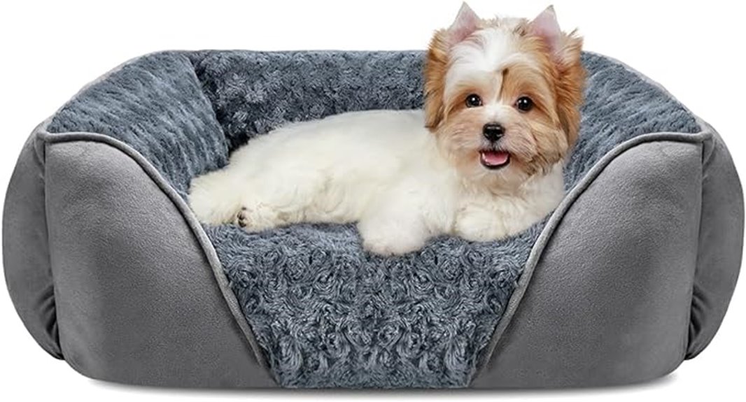 rectangular washable dog bed