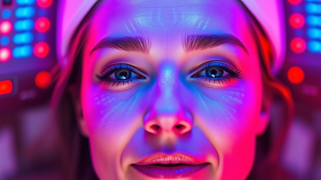 red and near infrared collagen stimulation