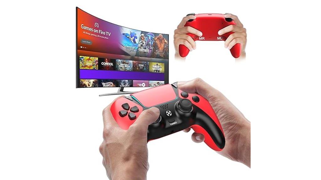 red luna controller with paddles