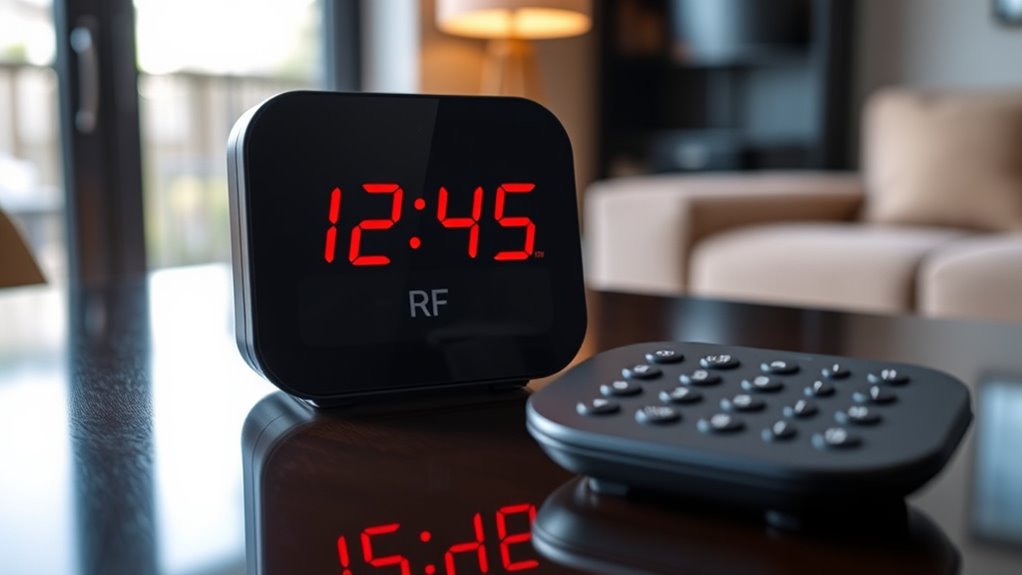 remote control time temperature