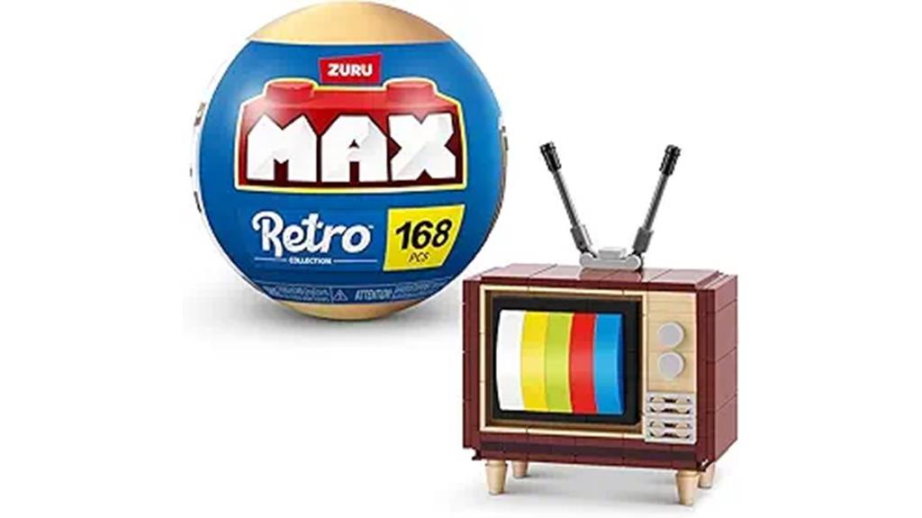 retro tv building set