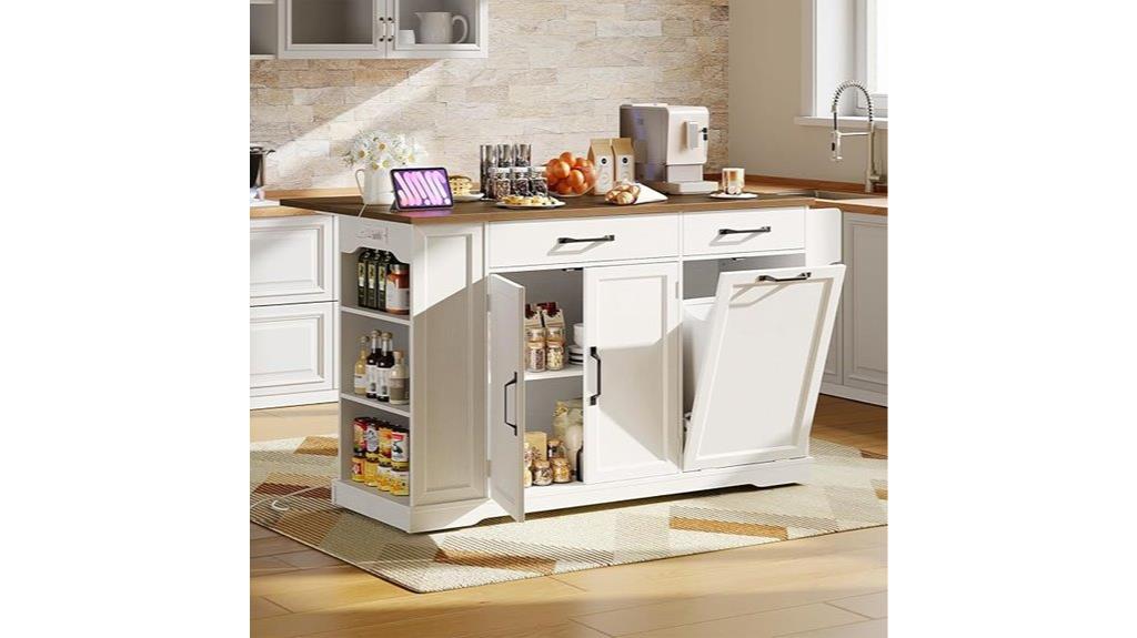 rolling kitchen island