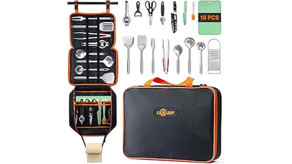 rv camping cookware set