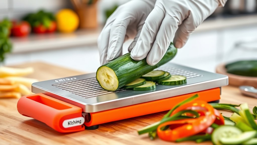 safe mandoline blade practices