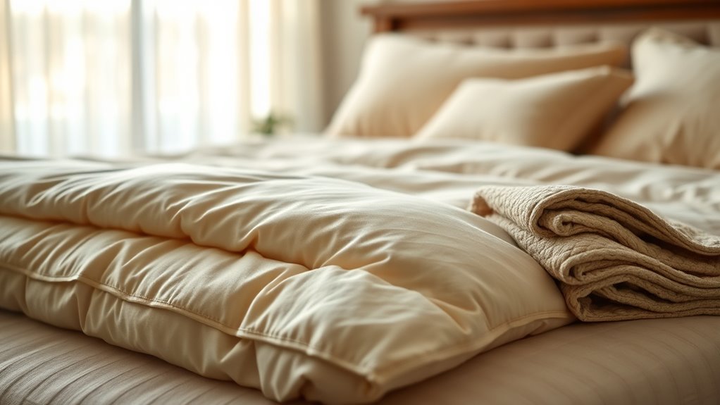 selecting appropriate duvet warmth