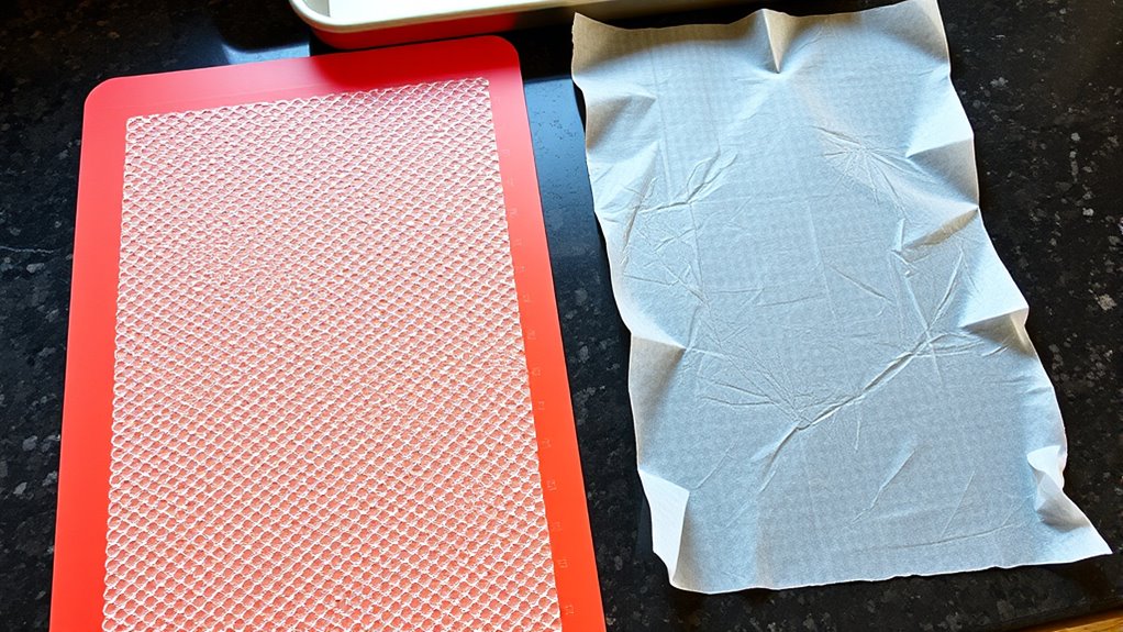 silicone mats outperform parchment paper