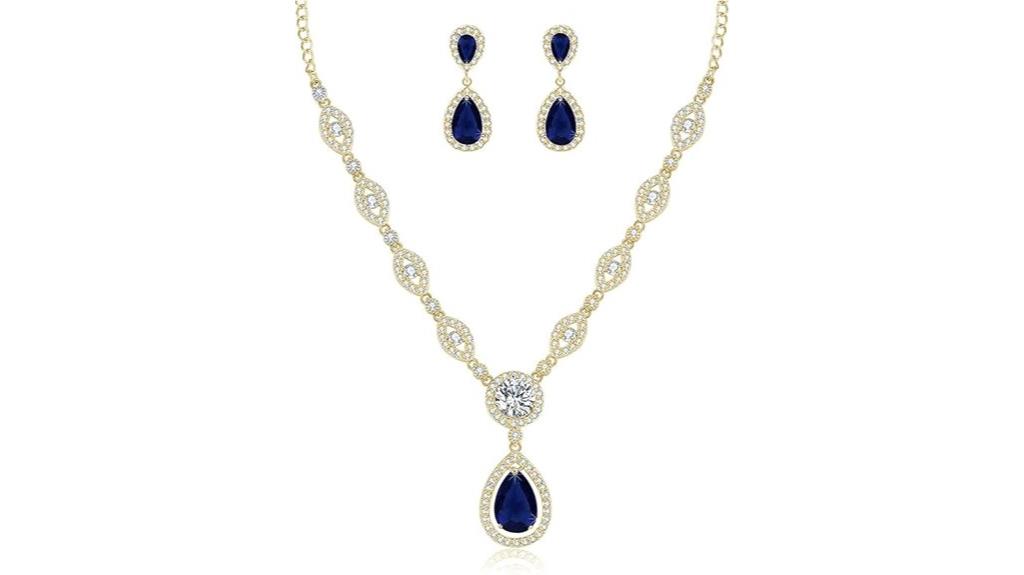 silver plated zirconia jewelry
