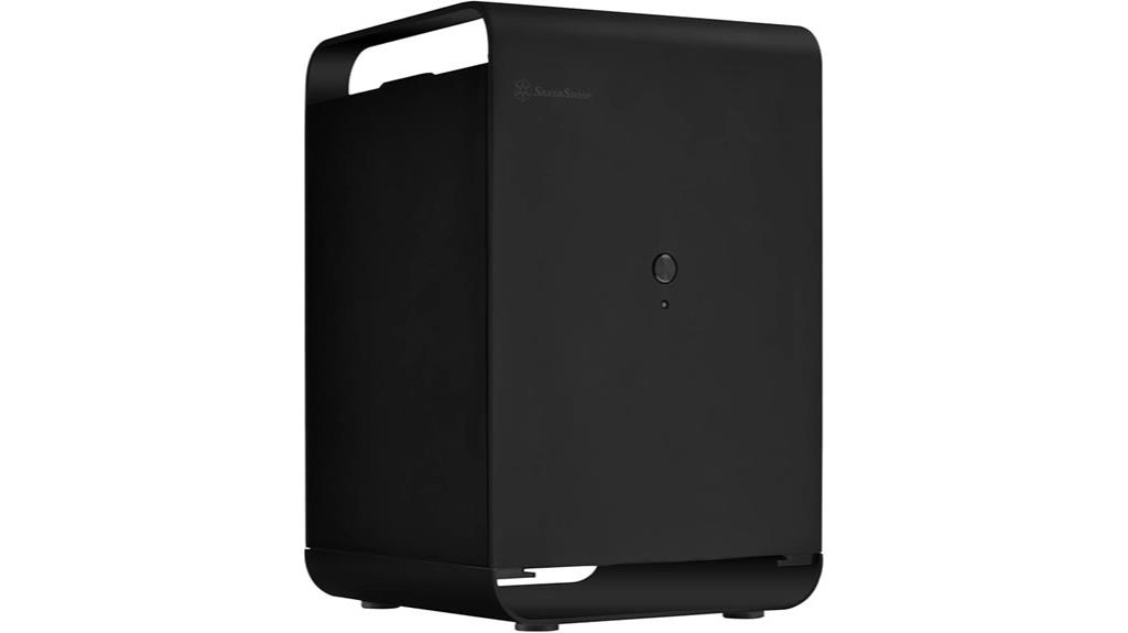 silverstone aluminum nas case