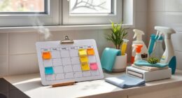 simple weekly cleaning schedule