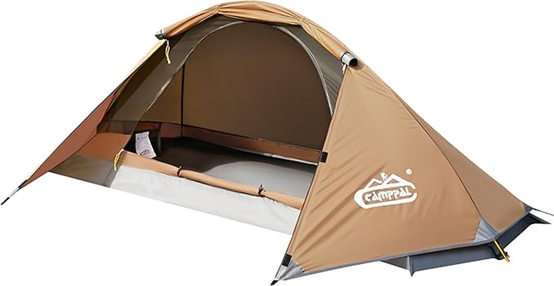 single person outdoor tent