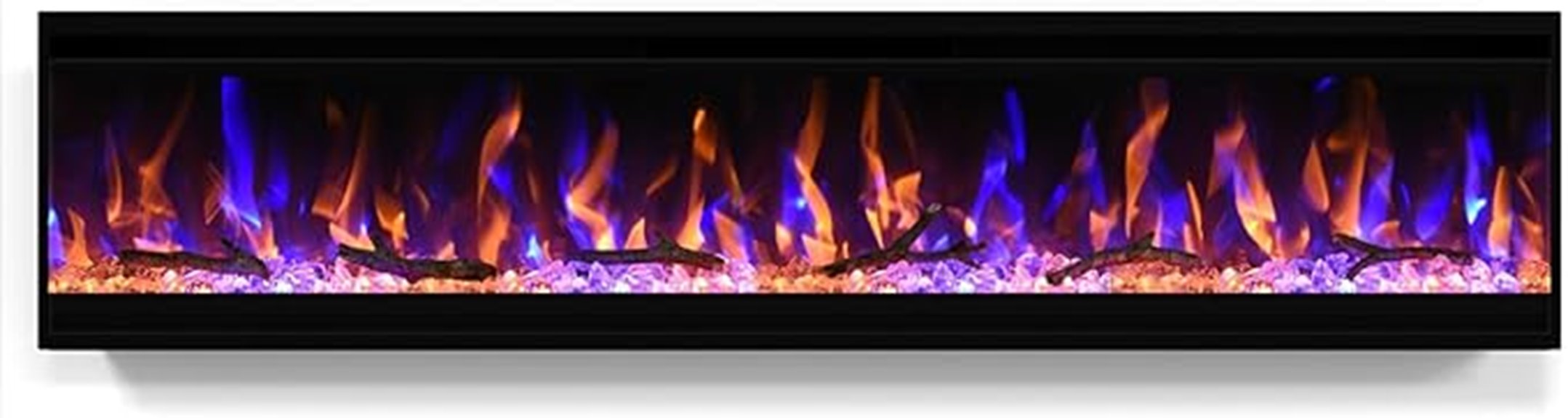 sixty inch remote touch fireplace