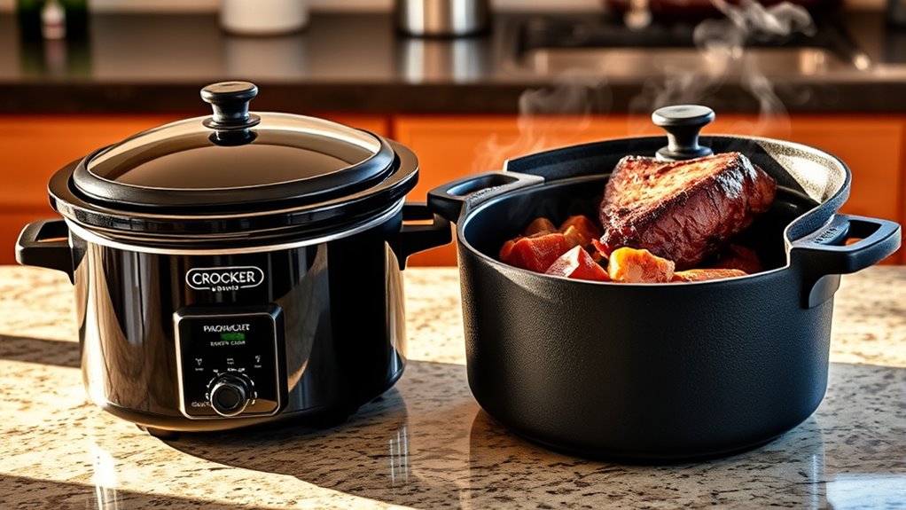 slow cooker versus dutch oven
