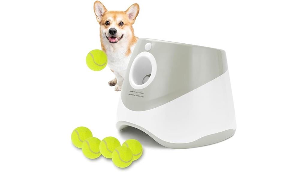 small dog tennis ball launcher