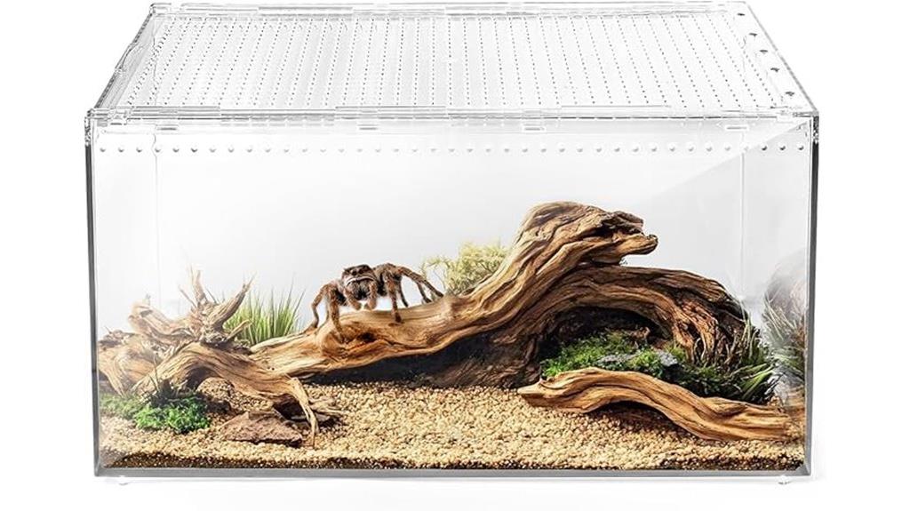 small reptile terrarium tank
