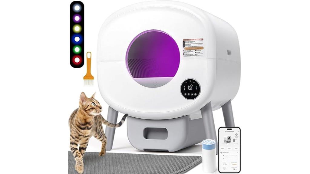 smart self cleaning litter box