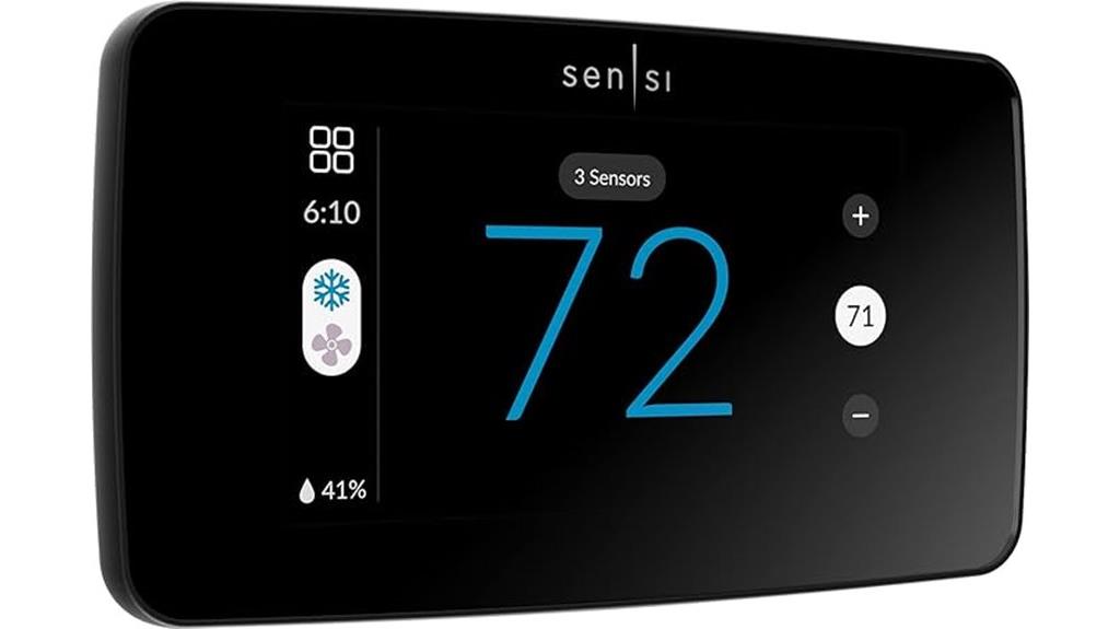 smart touchscreen wi fi thermostat