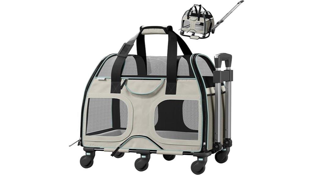 soft tsa approved pet carrier