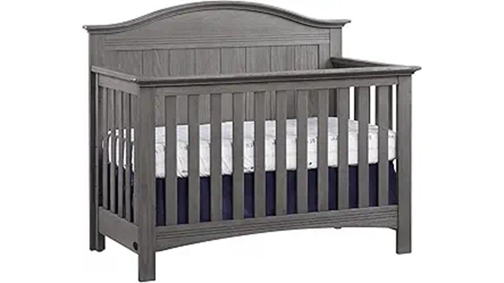 soho baby crib gray