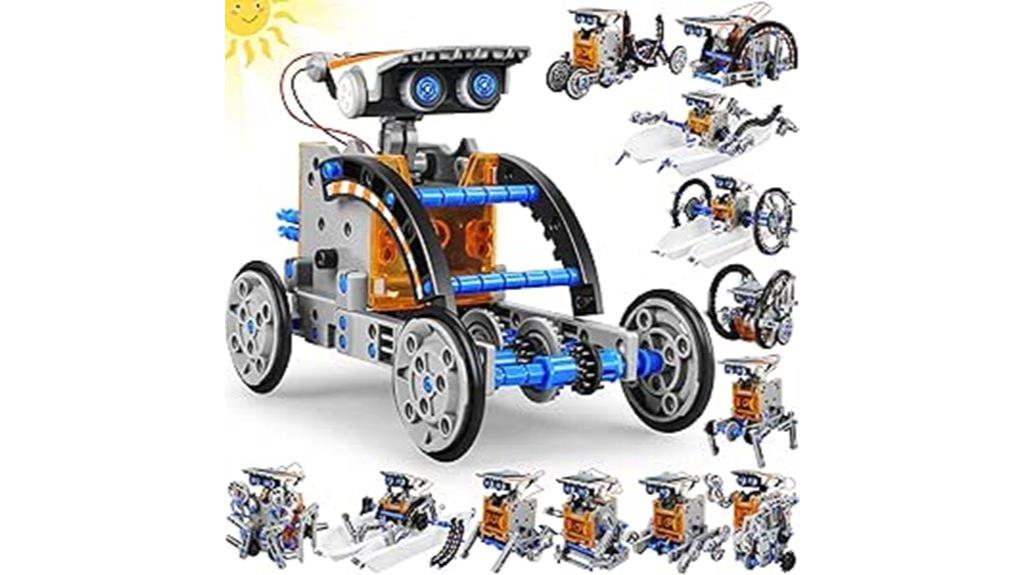 solar powered educational robot