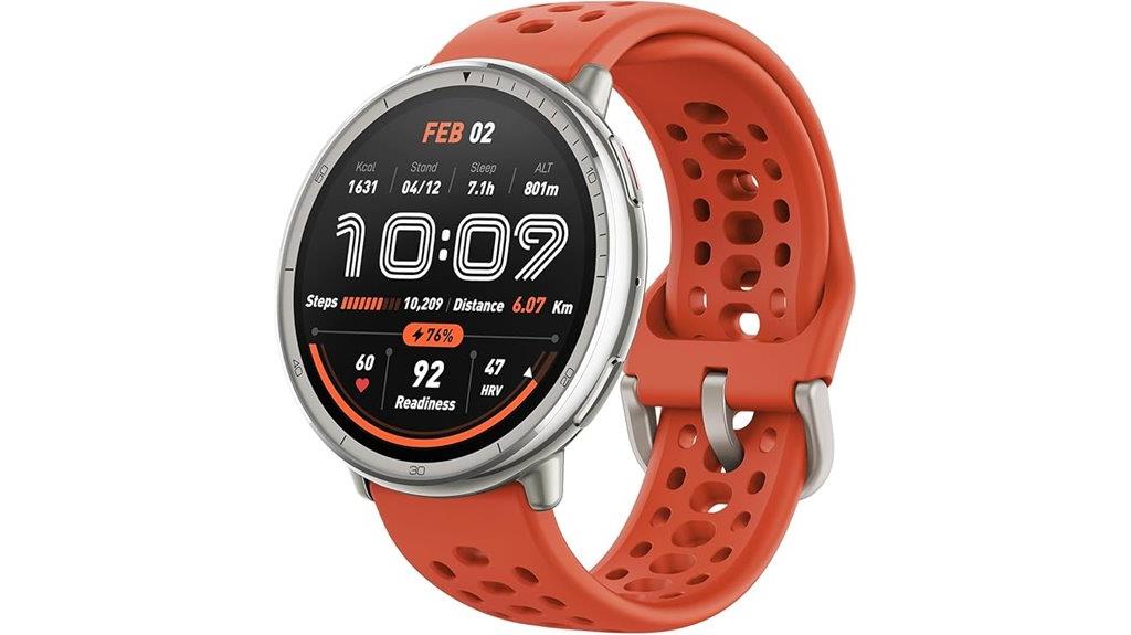 sporty fitness smartwatch tracker