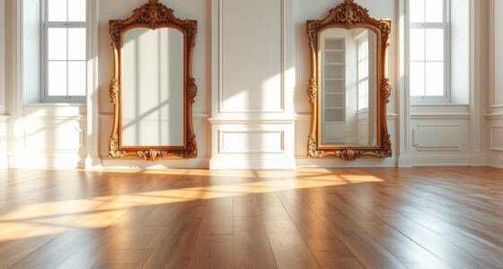 strategic mirror placement enhances illumination