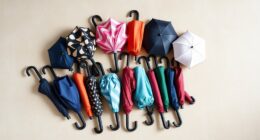 stylish space saving travel umbrellas
