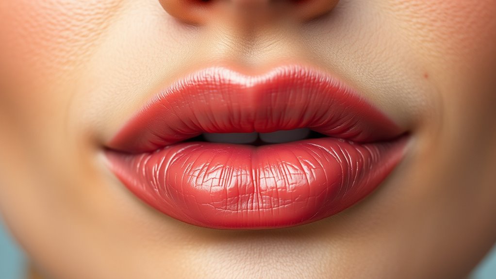 subtle natural lip enhancement