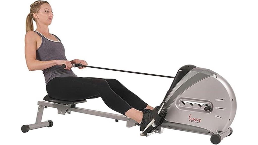 sunny health rowing machine