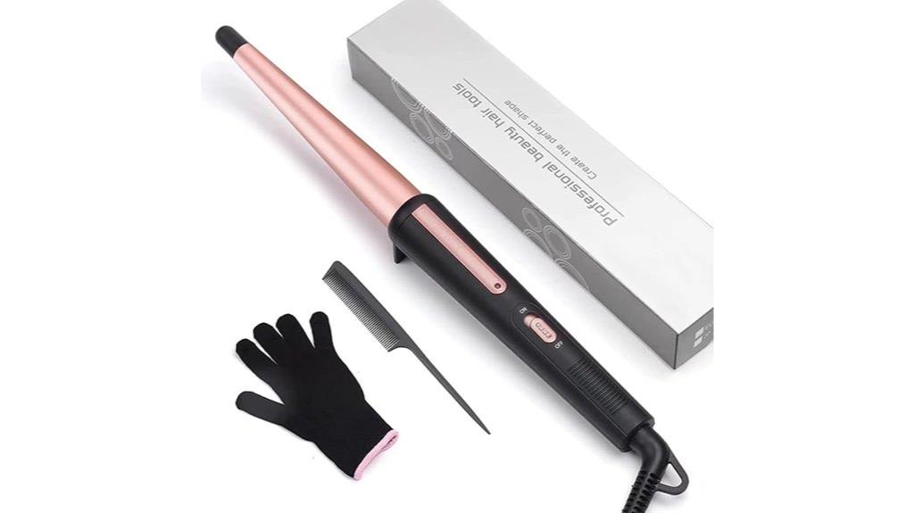 tapered barrel hair wand