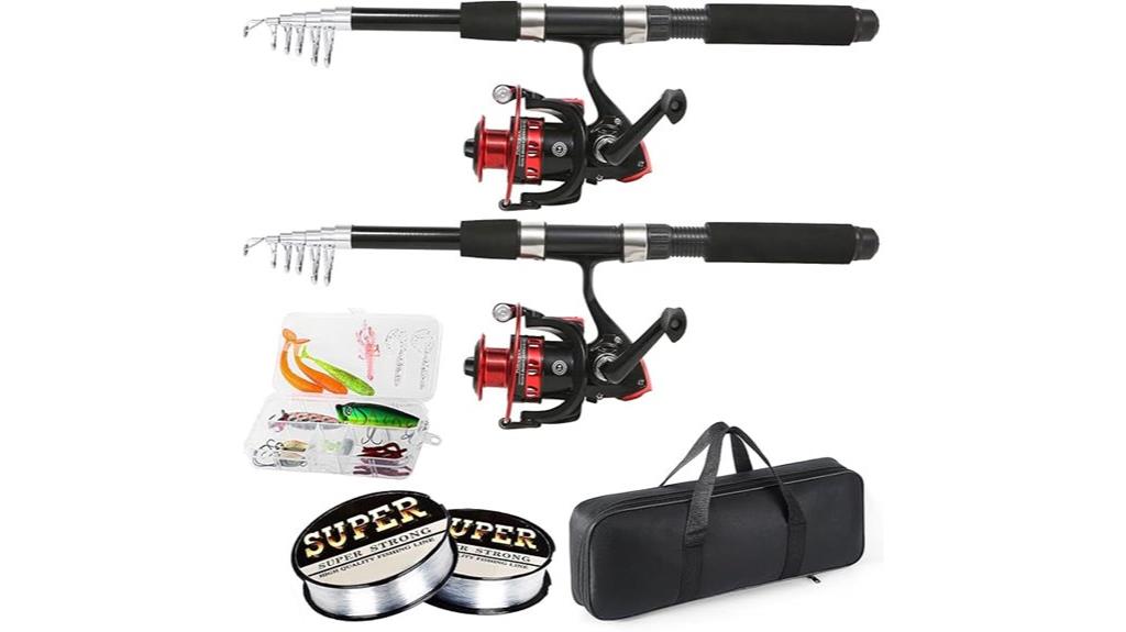 telescopic carbon fiber fishing