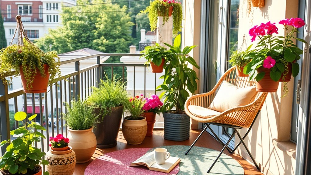 temporary outdoor space enhancement