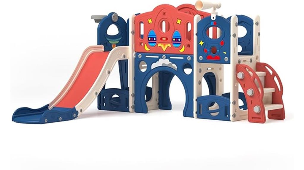 toddler multi play climber slide