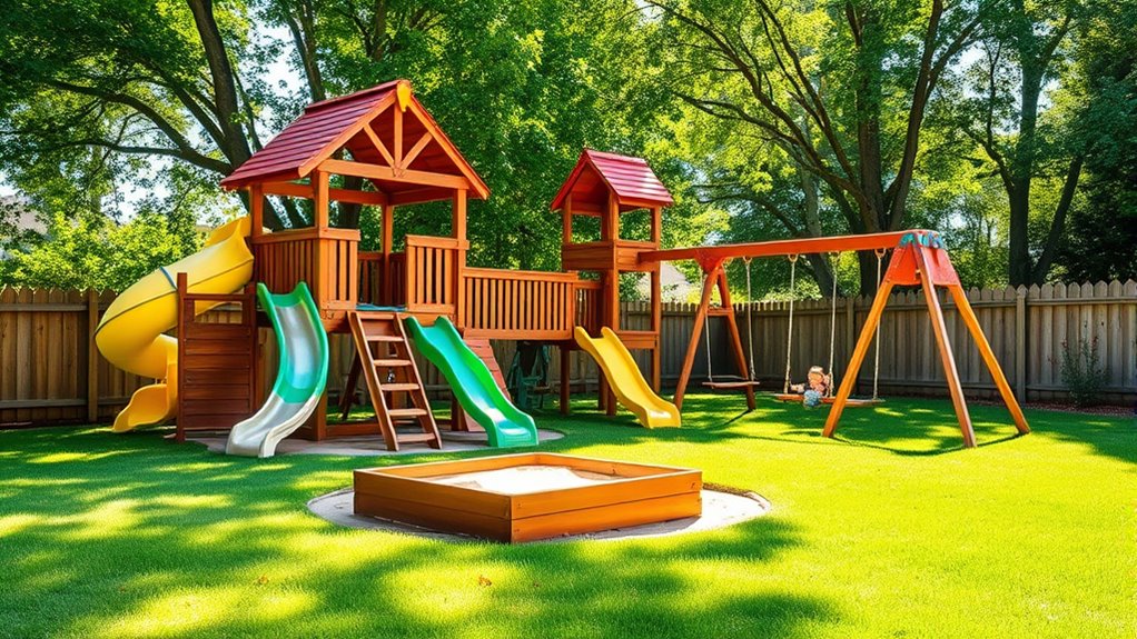 top backyard outdoor playsets