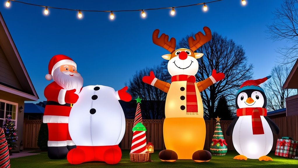 top inflatable holiday decorations