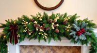 top mantel wreath garland sets