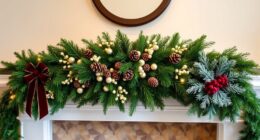 top mantel wreath garland sets