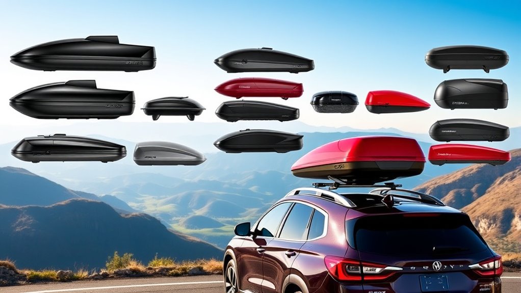 top stylish roof cargo boxes