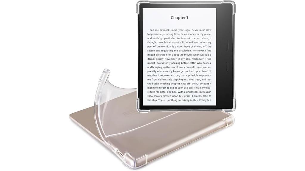 transparent kindle oasis cover