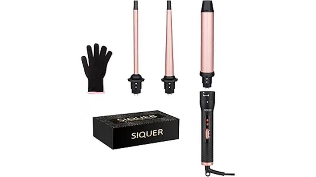 triple curling wand set