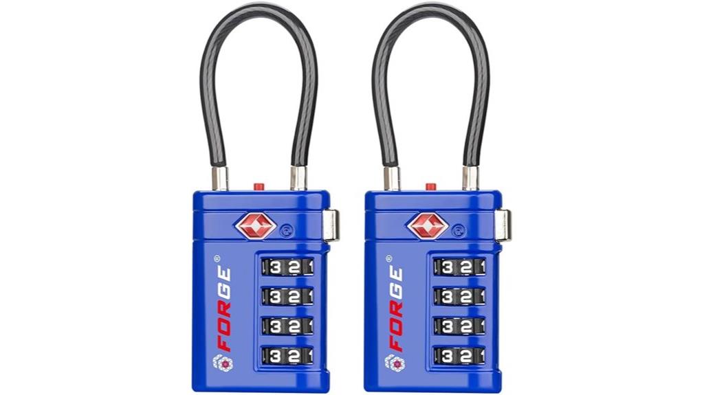 tsa approved luggage locks
