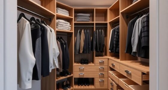 various closet storage options