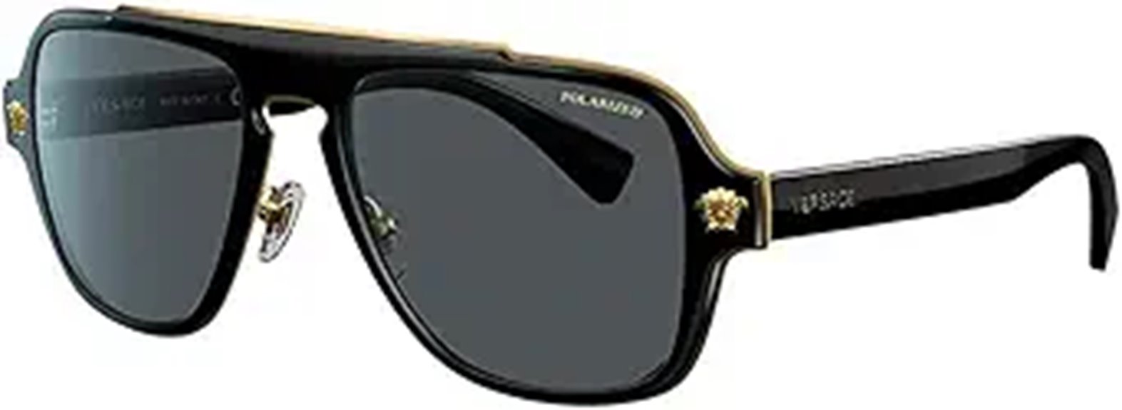 versace black frame sunglasses