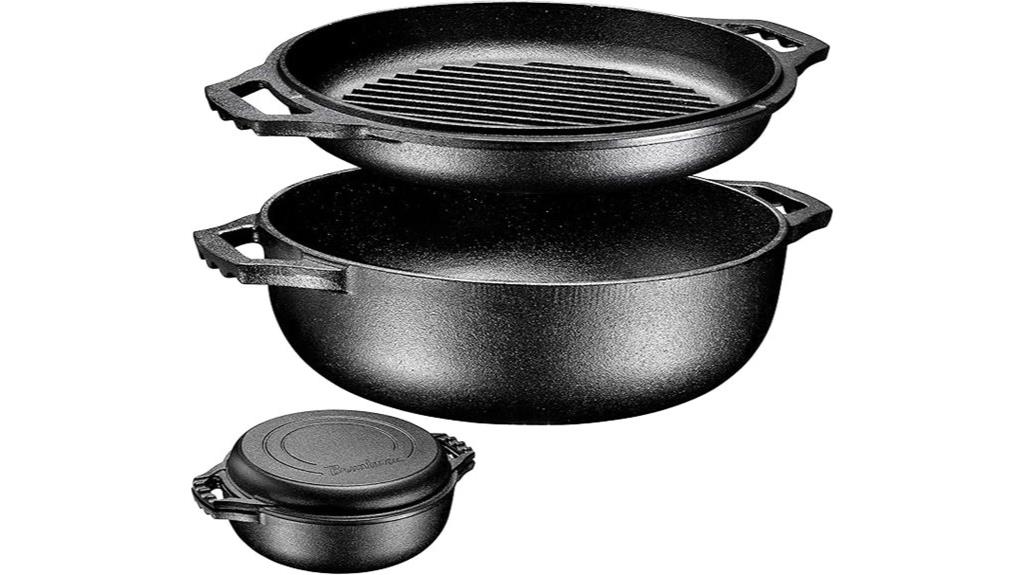 versatile cast iron oven