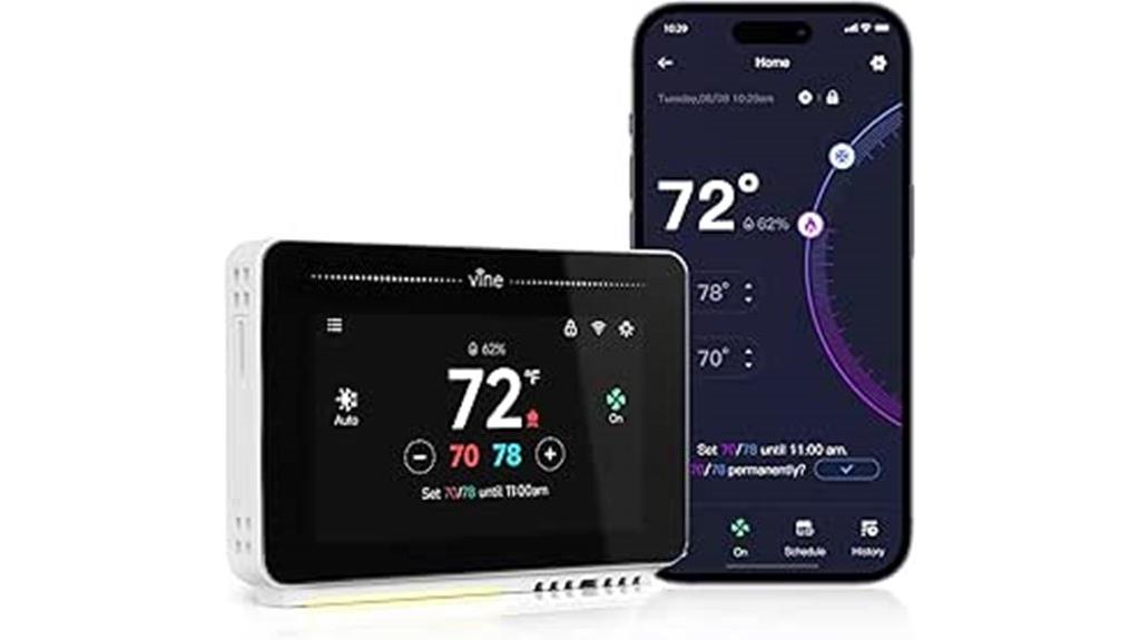 vine thermostat and nightlight