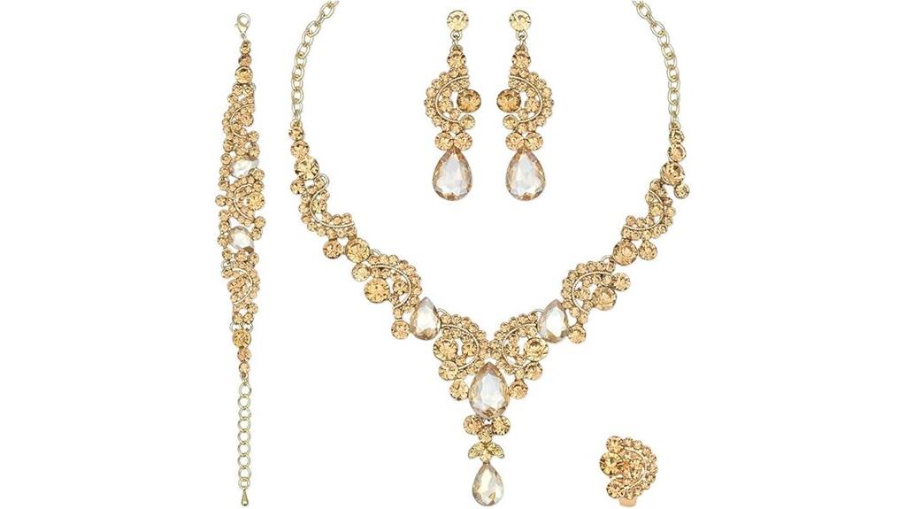 wedding jewelry set