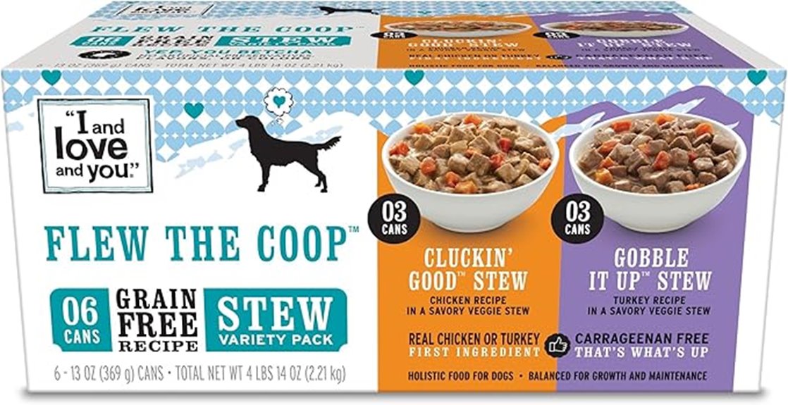 wet dog food variety