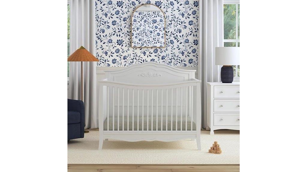 white greenguard certified crib