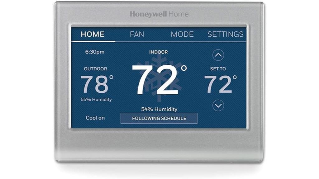 wi fi color thermostat model