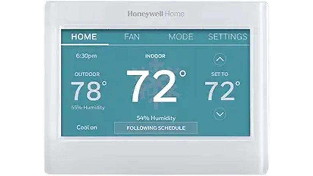 wi fi enabled color thermostat